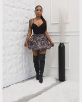 On The Prowl Mini Skirt - Leopard Print - view 10