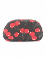 Cherry Luxe Iconic Box Clutch - Black - women's evening clutch