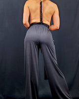 Chic Convertible Self Tie Jumpsuit (Black) - Palazzo Couture Online