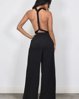 Chic Convertible Self Tie Jumpsuit (Fuchsia) - Palazzo Couture Online