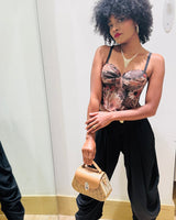 Chic Draped Pleated Pants - Black - Palazzo Couture Online