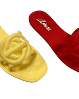 Chic Jelli Sandals Clear - Palazzo Couture Online