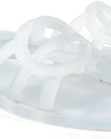 Chic Jelli Sandals Clear - front view