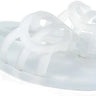 Chic Jelli Sandals Clear - front view