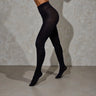 Classic Opaque Tights Black – Stretch Spandex Essential for women - fashion hosiery by Palazzo Couture