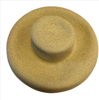 Classic Wide Brim Straw Hat Natural - Palazzo Couture Online
