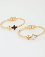 Clover Charm Wrap Bracelet - view 5
