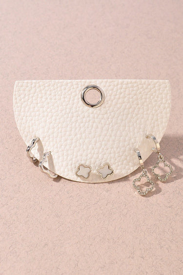 Enhance your look with our elegant Radiance Clover Earrings Set, perfect for everyday chic or special occasions.