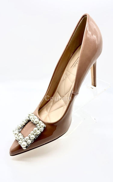 Colorful and Classy Stiletto Heels (Natural) - Palazzo Couture Online