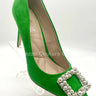 Colorful and Classy Stiletto Heels (Green) for women - stylish heels by Palazzo Couture