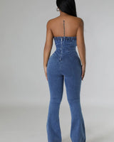 Come On Over Denim Jumpsuit – Wide‑Leg - women's fashion jumpsuit for every occasion