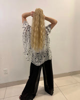 Comodo silky Palazzo Pants (Black) - view 5