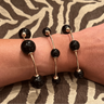 Eclipse Trio bracelet-Black/Gold- - front view