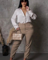 Classy High Waisted Pants - view 2