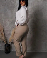 Classy High Waisted Pants - view 3