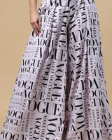 Lilac Vogue Wide Leg Palazzo Pants - view 2