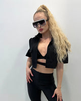Runs Perfect Black Leggings with Stretch Fit - view 3