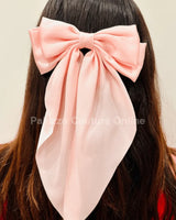 Coquette Aesthetic Bow  (Peach) - front view