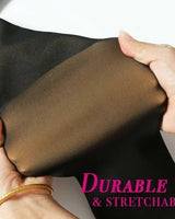 Cozy Comfort Fleece - Lined Thick Tights (Black) - Palazzo Couture Online