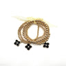 Crisol Clover Gold Beaded Bracelet Black - Palazzo Couture Online