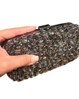 Crystal Mirage Luxe Clutch - party clutch purse