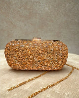 Crystal Mirage Luxe Clutch - chic clutch by Palazzo Couture