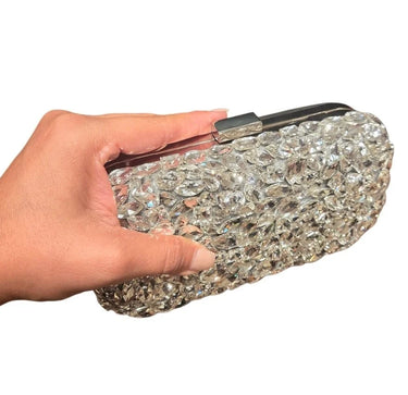 Crystal Mirage Luxe Clutch - women's evening clutch