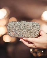 Crystal Mirage Luxe Clutch for women - bag by Palazzo Couture