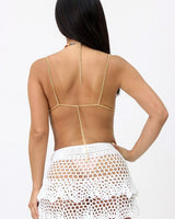 Crystal Muse Beaded Statement Top - Palazzo Couture Online