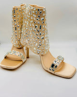 J Lo Crystal Noir Stilettos (Nude) - trendy women's heels for every occasion