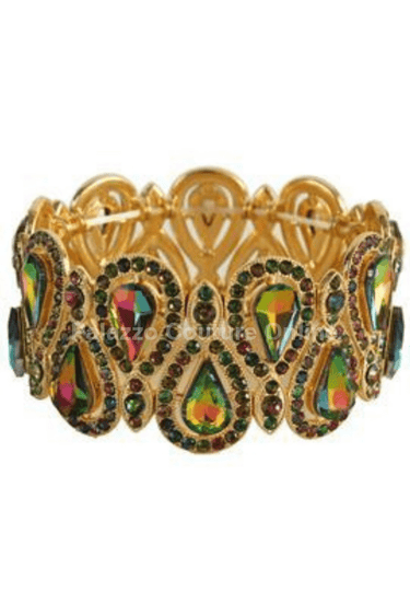Crystal Tear Shape Bracelet - Palazzo Couture Online