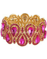 Crystal Tear Shape Bracelet - stylish accessory for every outfit