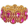 Crystal Tear Shape Bracelet - stylish accessory for every outfit