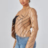 Cut Em' Off Jacket - Mocha for women - stylish outerwear by Palazzo Couture