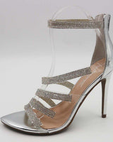 Dancing Queen High Heels (Silver) - Palazzo Couture Online