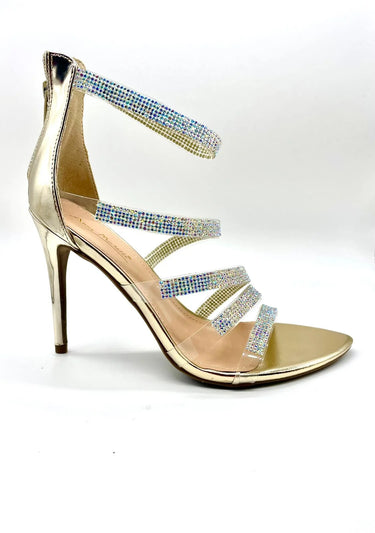Dancing Queen High Heels(Gold) - women's statement party shoes