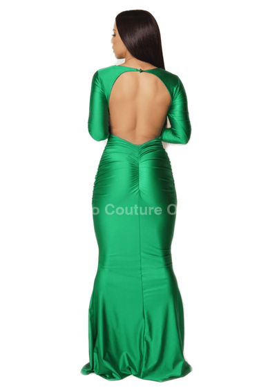 Deep in My Heart Gown (Green) - Palazzo Couture Online
