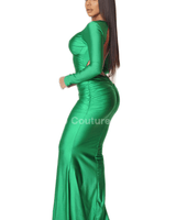 Deep in My Heart Gown (Green) - Palazzo Couture Online