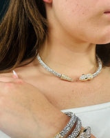 Delicate Serpentine Necklace Set (Gold) - stylish accessory for every outfit