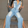Denim Dreamer Jumpsuit for women - stylish jumpsuit by Palazzo Couture