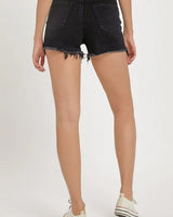 Best Friend Denim Shorts – Black view 3