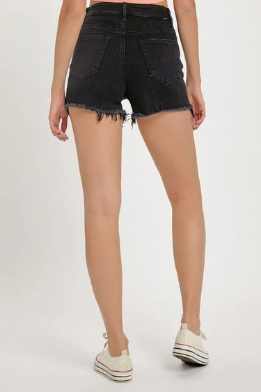 Best Friend Denim Shorts – Black view 3