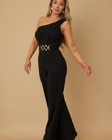 Divine Hour Black Jumpsuit - Palazzo Couture Online
