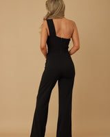 Divine Hour Black Jumpsuit - Palazzo Couture Online