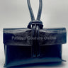 Dolce & Precious Black Leather Handbag with Top Handle for women - bag by Palazzo Couture