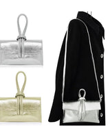 Dolce & Precious Pearl Gold Leather Handbag - women's evening clutch
