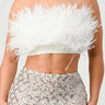 Don't Mess With My Fur Crop Tube Top for women - crop top by Palazzo Couture