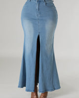 Dream Catchin’ Denim Skirt - Palazzo Couture Online