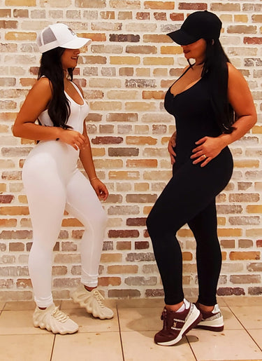 Dynamic Zipper Basic Jumpsuit (Blk) - Palazzo Couture Online