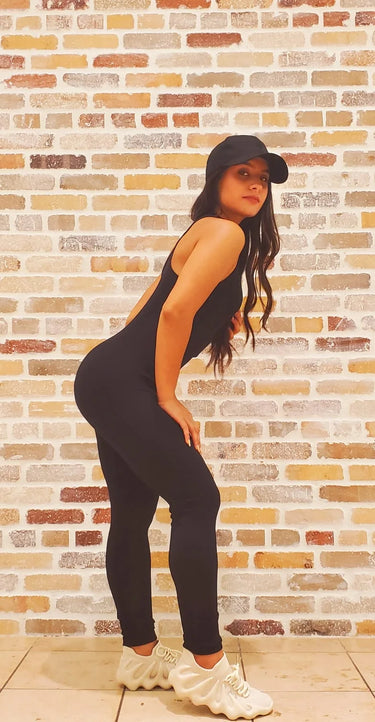 Dynamic Zipper Basic Jumpsuit (Blk) - women's fashion jumpsuit for every occasion